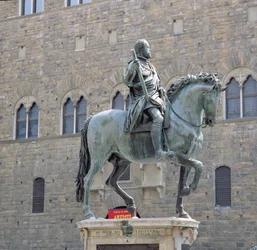 Estátua Equestre de Cosimo I, grão-duque da Toscana (1541-87) 1587-93 (bronze) (ver também 97650)